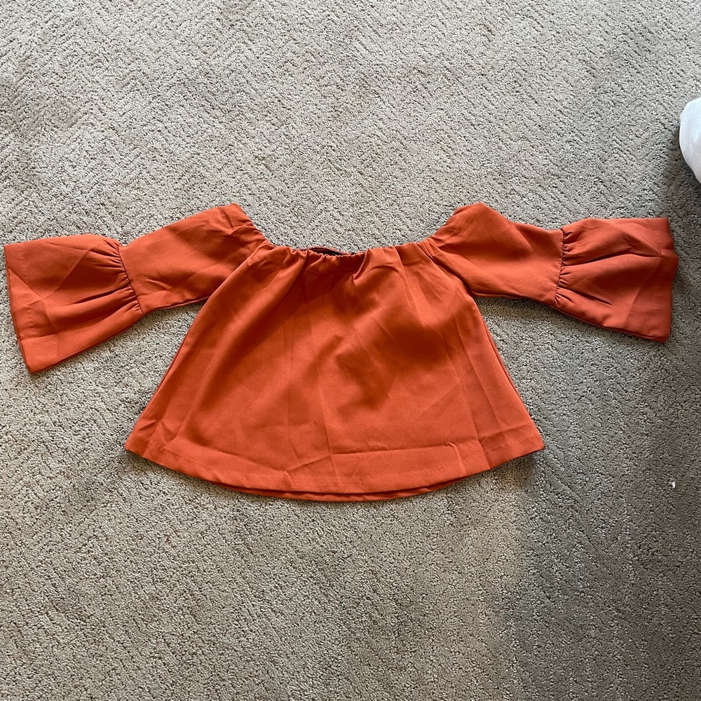 Off the shoulder blouse